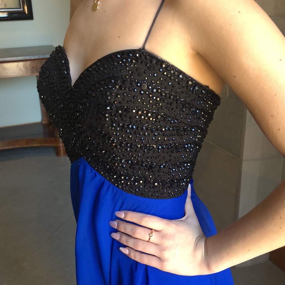 Beaded mini formal